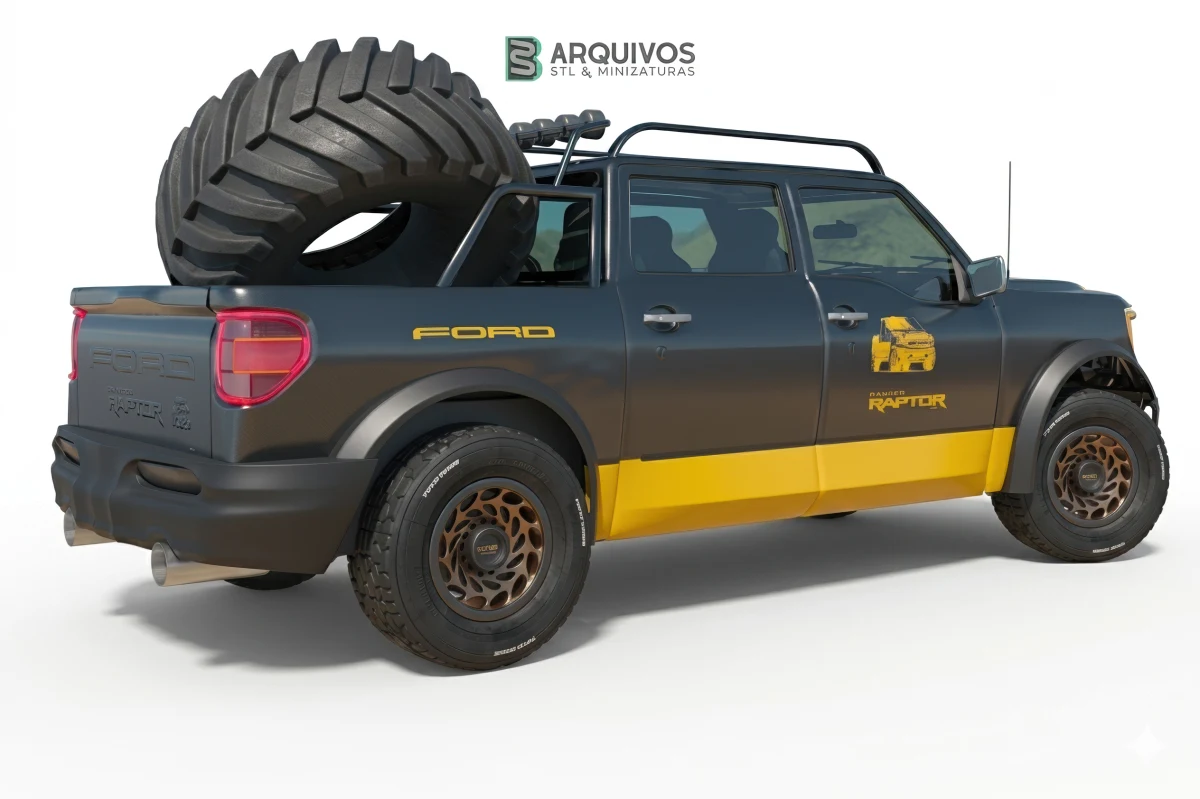 Modelo 3D STL - Ford Raptor — foto 5